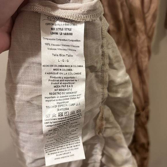 Especia - Anthropologie - Elegant Brown Maxi Dress - large - tie straps - Picture 5 of 7